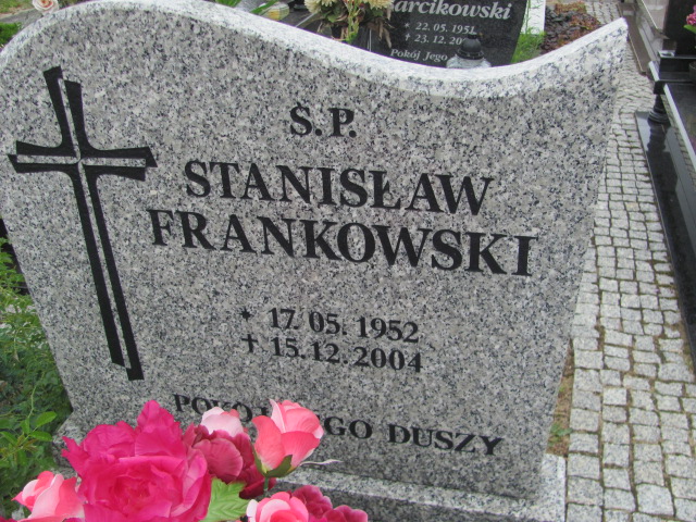 Stanisław Frankowski 1952 Lubin - Grobonet - Wyszukiwarka osób pochowanych