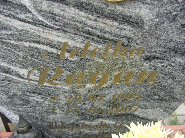 Arleta Ragan 1995 Lubin - Grobonet - Wyszukiwarka osób pochowanych