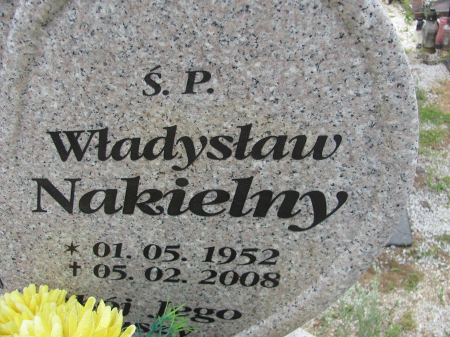 Władysław Witold Nakielny 1952 Lubin - Grobonet - Wyszukiwarka osób pochowanych