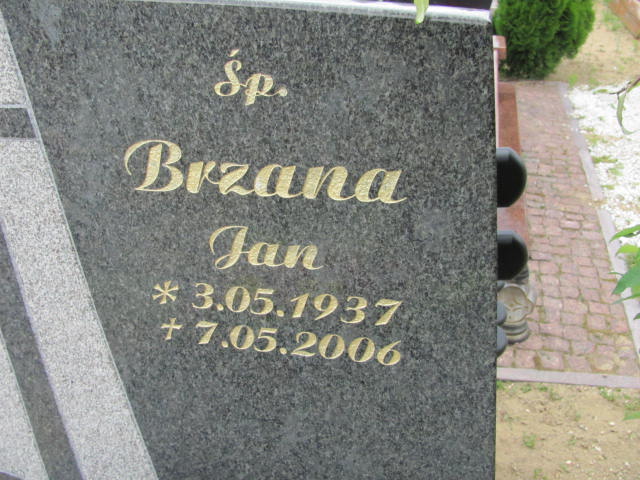 Jan Brzana 1937 Lubin - Grobonet - Wyszukiwarka osób pochowanych