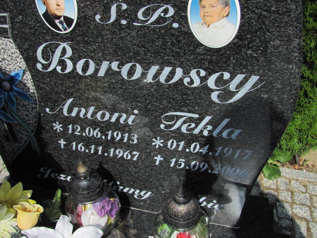 Tekla Borowska 1917 Lubin - Grobonet - Wyszukiwarka osób pochowanych