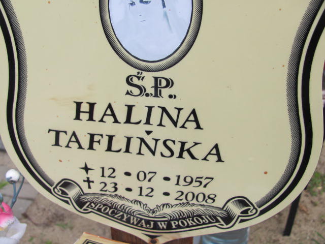Halina Taflińska 1957 Lubin - Grobonet - Wyszukiwarka osób pochowanych