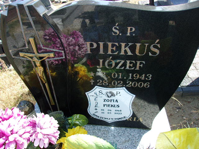 Zofia Piekuś 1948 Lubin - Grobonet - Wyszukiwarka osób pochowanych