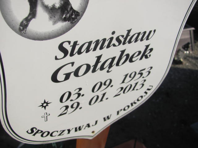 Stanisław Gołąbek 1953 Lubin - Grobonet - Wyszukiwarka osób pochowanych