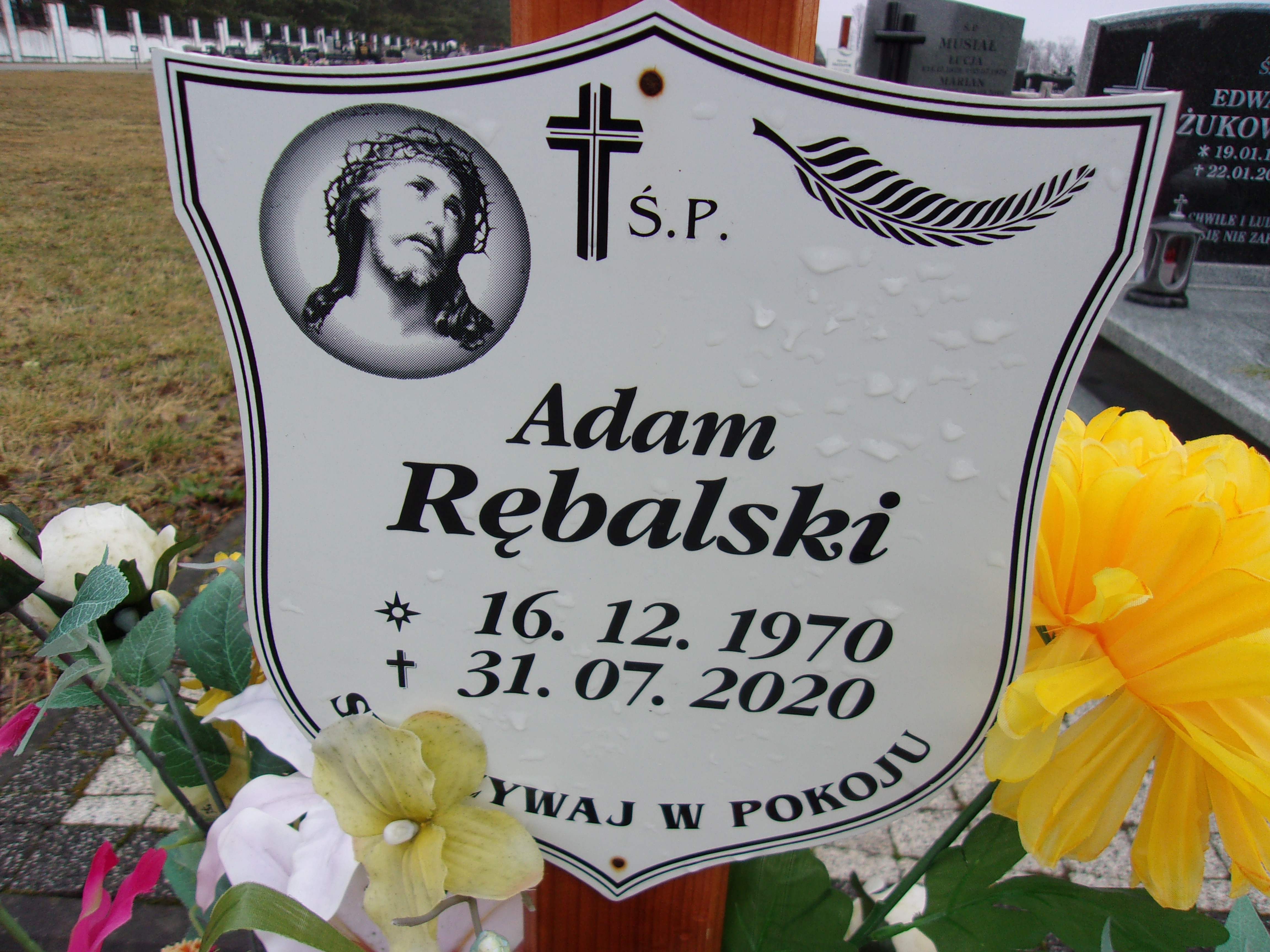 Adam Rębalski 1970 Lubin - Grobonet - Wyszukiwarka osób pochowanych