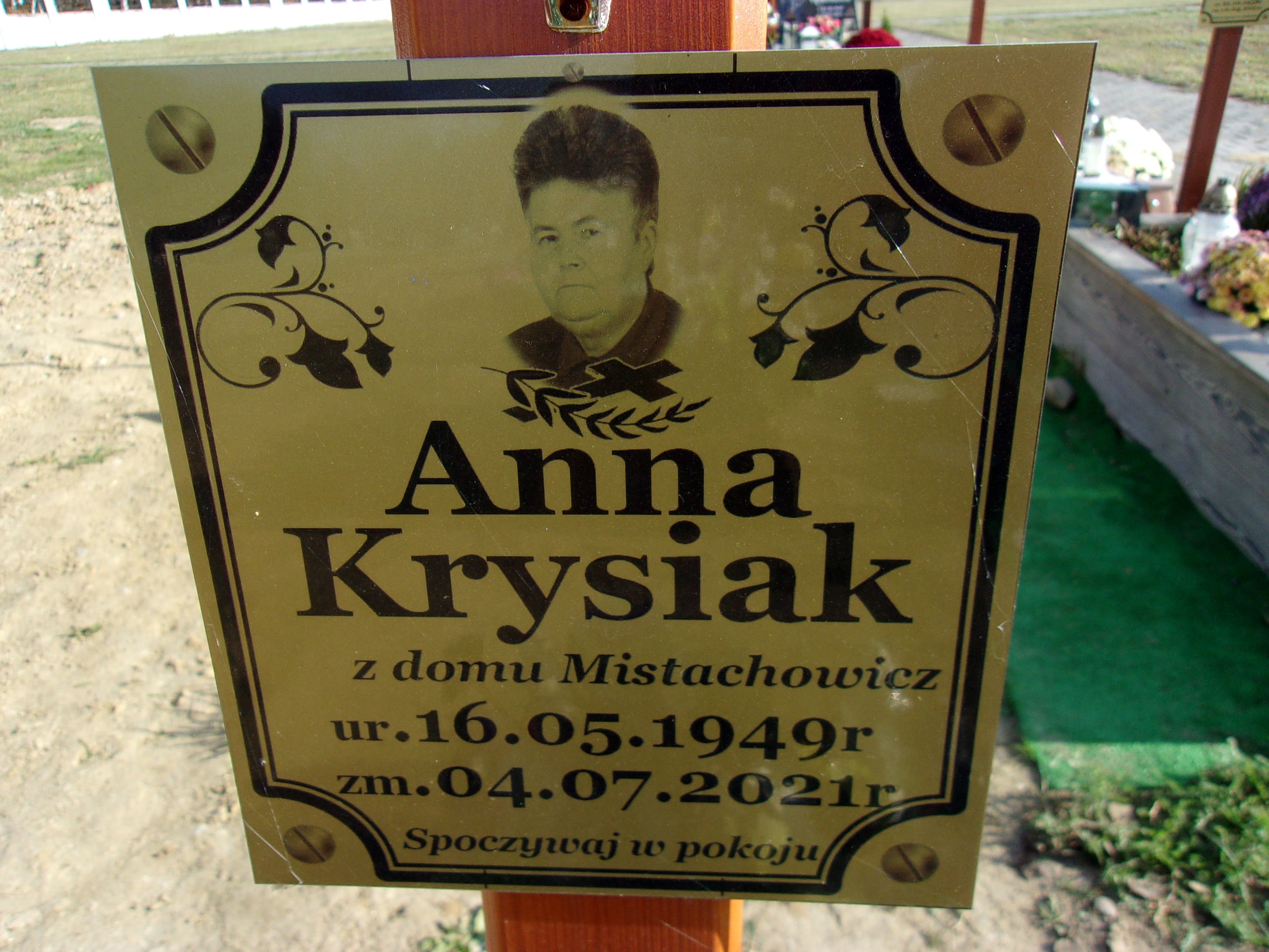 Anna Krysiak 1949 Lubin - Grobonet - Wyszukiwarka osób pochowanych