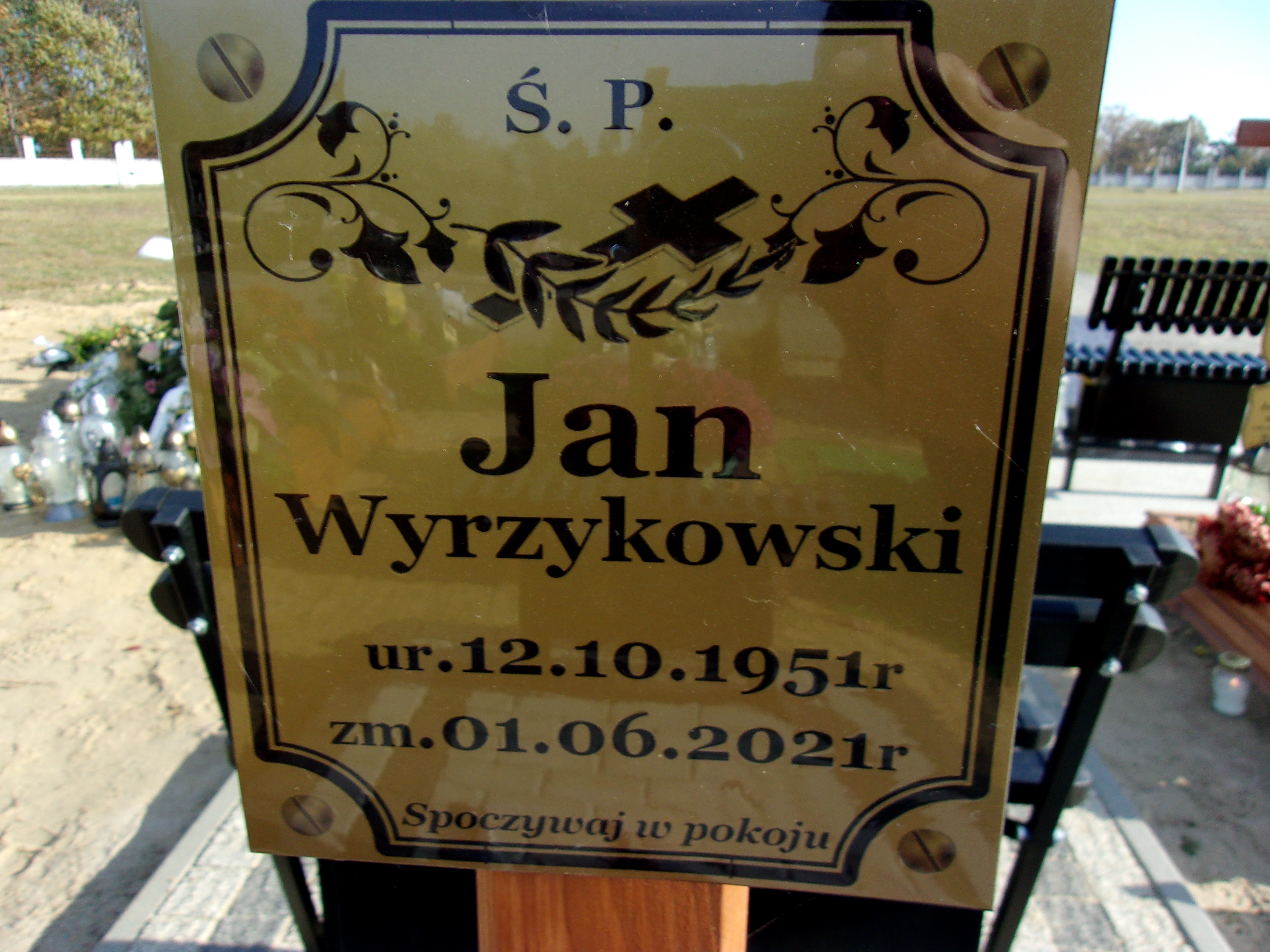 Jan Wyrzykowski 1951 Lubin - Grobonet - Wyszukiwarka osób pochowanych