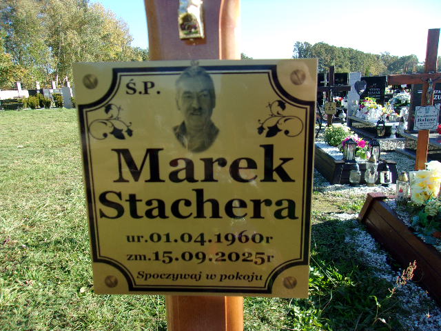 Marek Stachera 1960 Lubin - Grobonet - Wyszukiwarka osób pochowanych