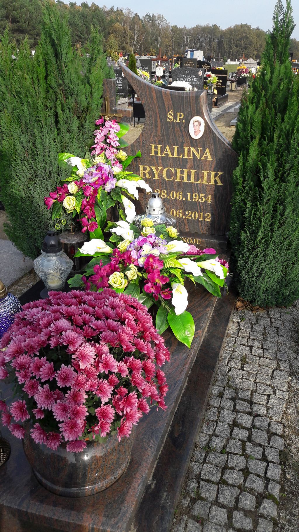 Grób Halina Rychlik