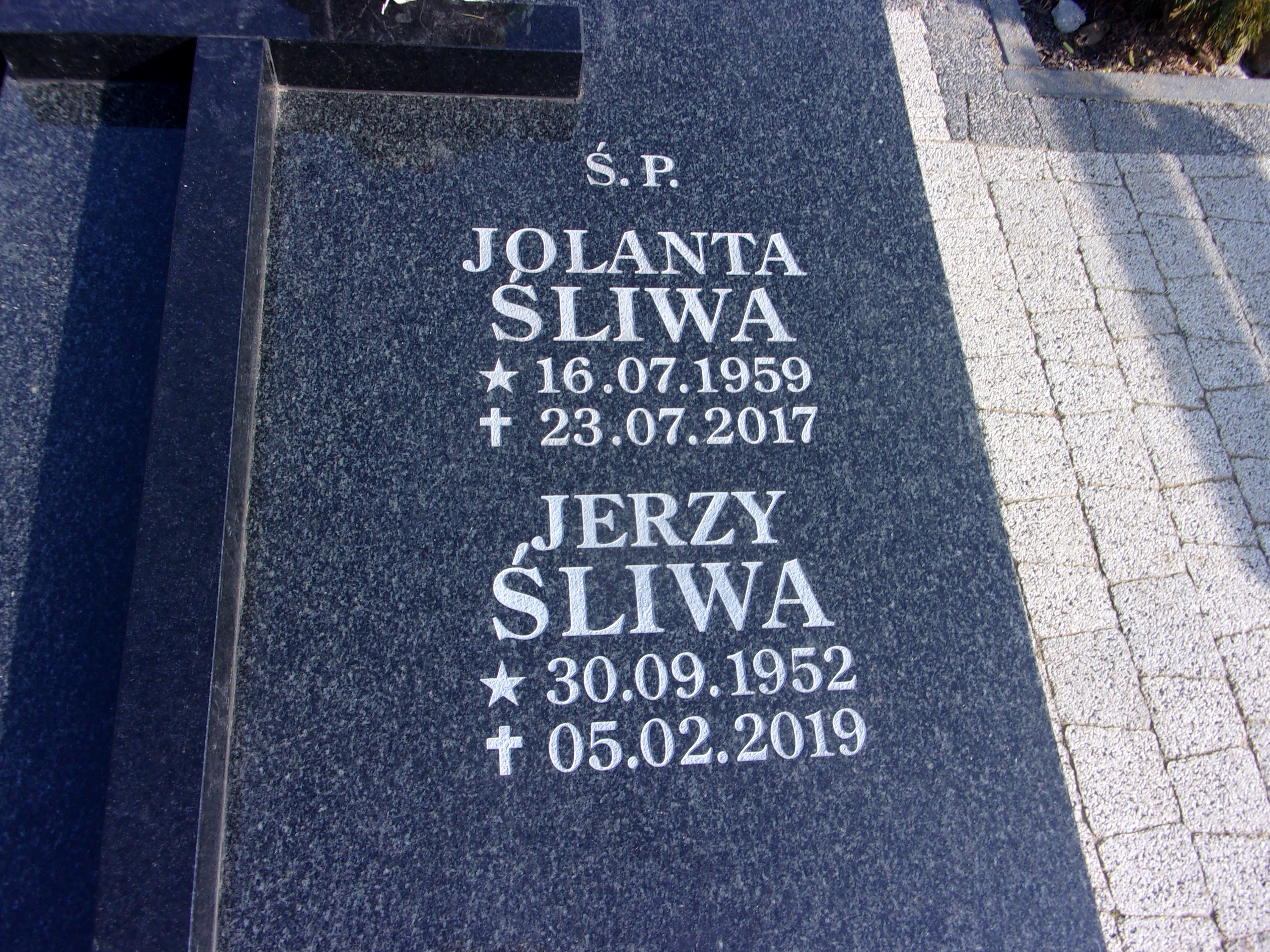 Jerzy Śliwa 1952 Lubin - Grobonet - Wyszukiwarka osób pochowanych