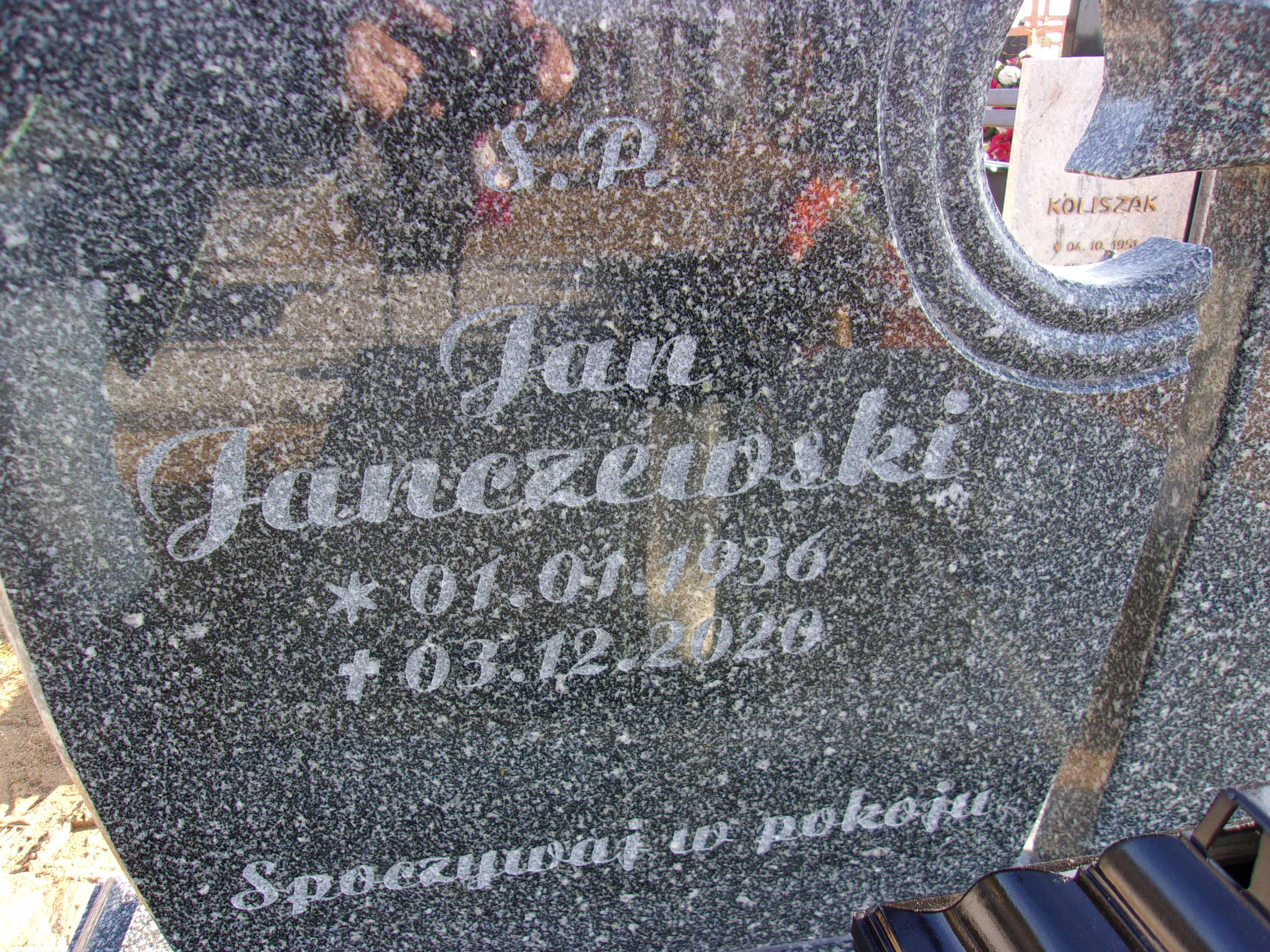 Jan Janczewski 1936 Lubin - Grobonet - Wyszukiwarka osób pochowanych