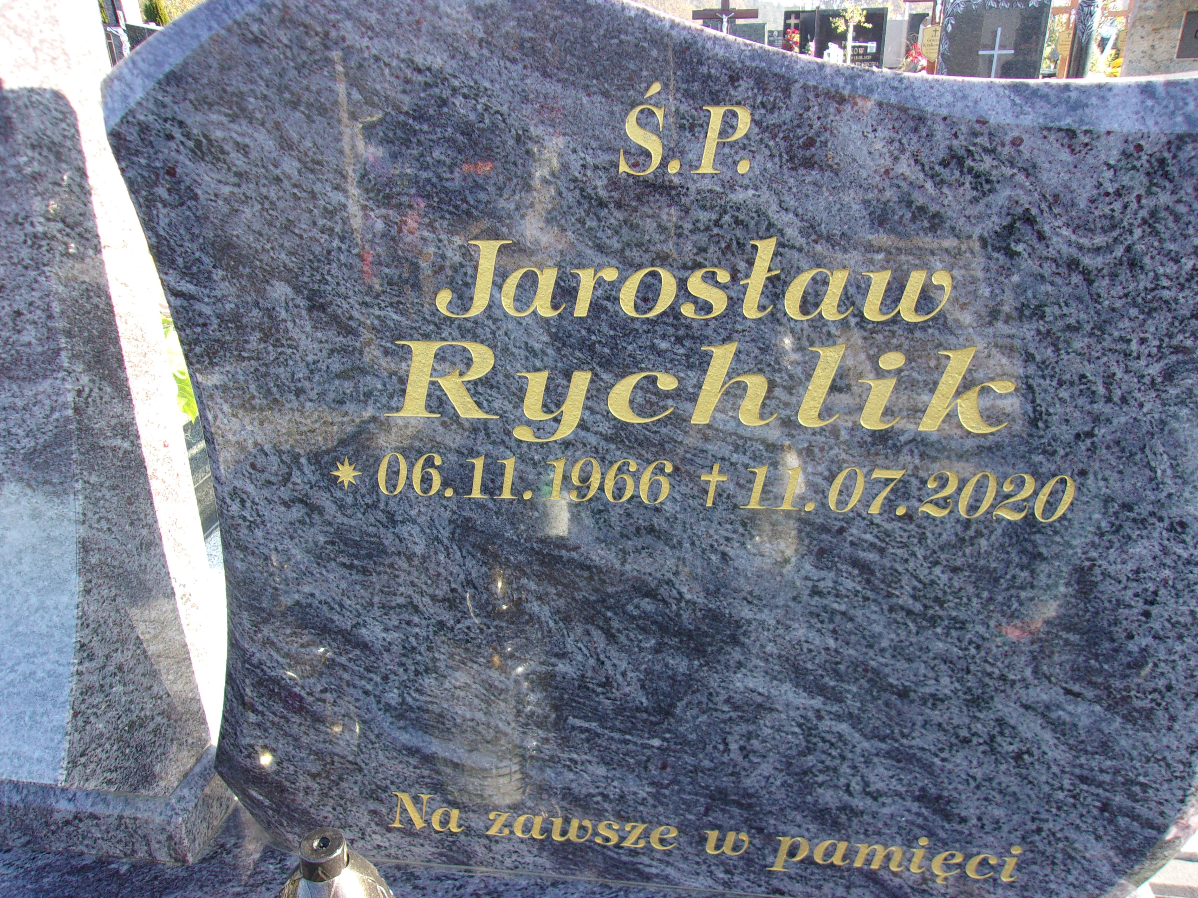Jarosław Rychlik 1966 Lubin - Grobonet - Wyszukiwarka osób pochowanych