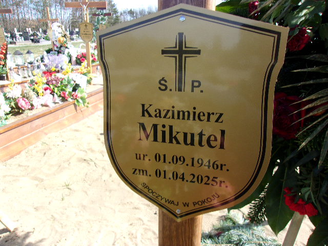 Kazimierz Mikutel 1946 Lubin - Grobonet - Wyszukiwarka osób pochowanych