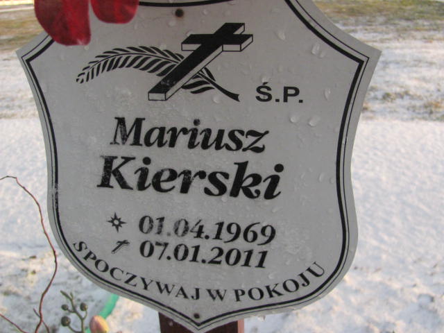 Mariusz Kierski 1969 Lubin - Grobonet - Wyszukiwarka osób pochowanych