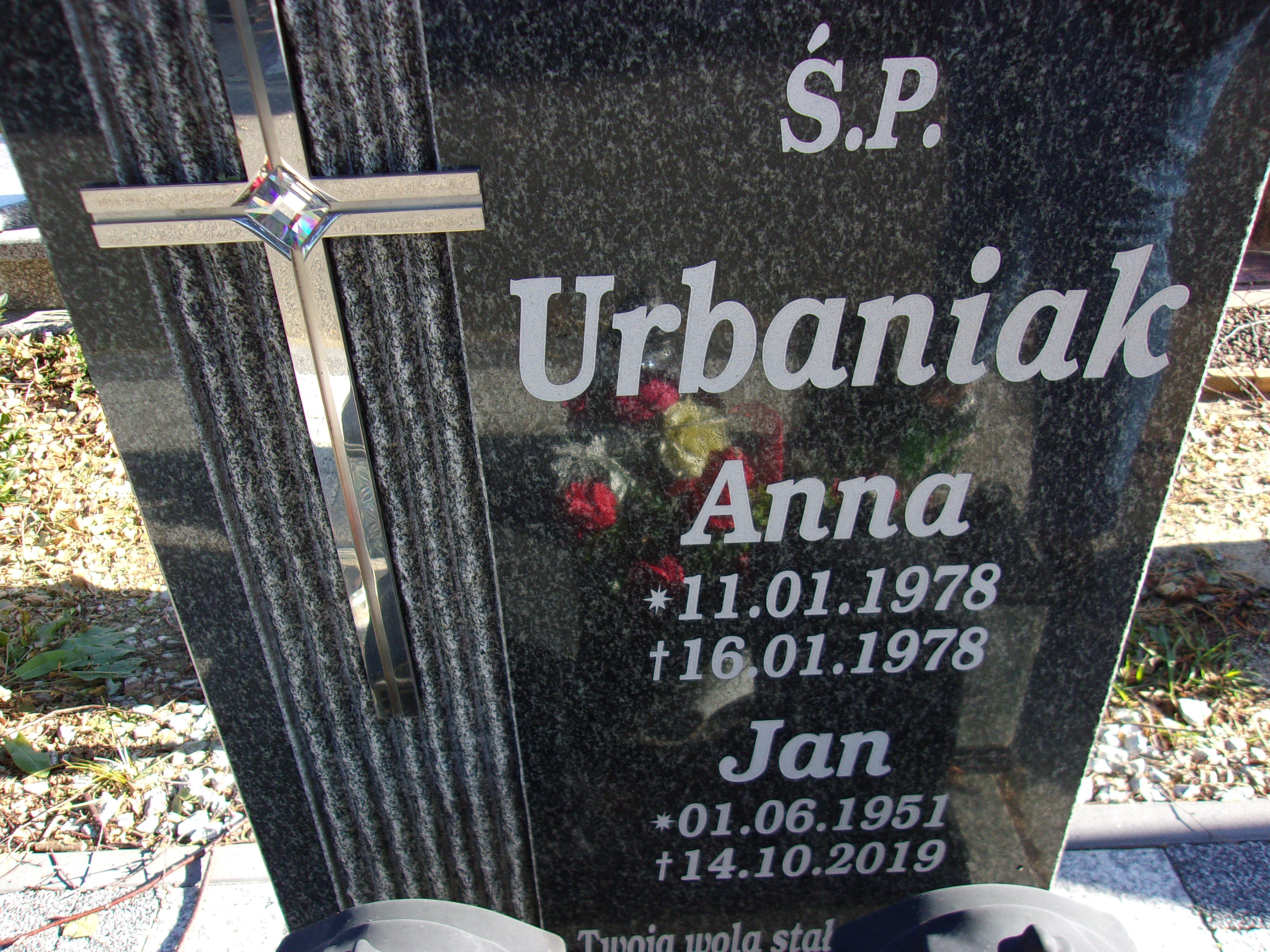 Jan Urbaniak 1951 Lubin - Grobonet - Wyszukiwarka osób pochowanych