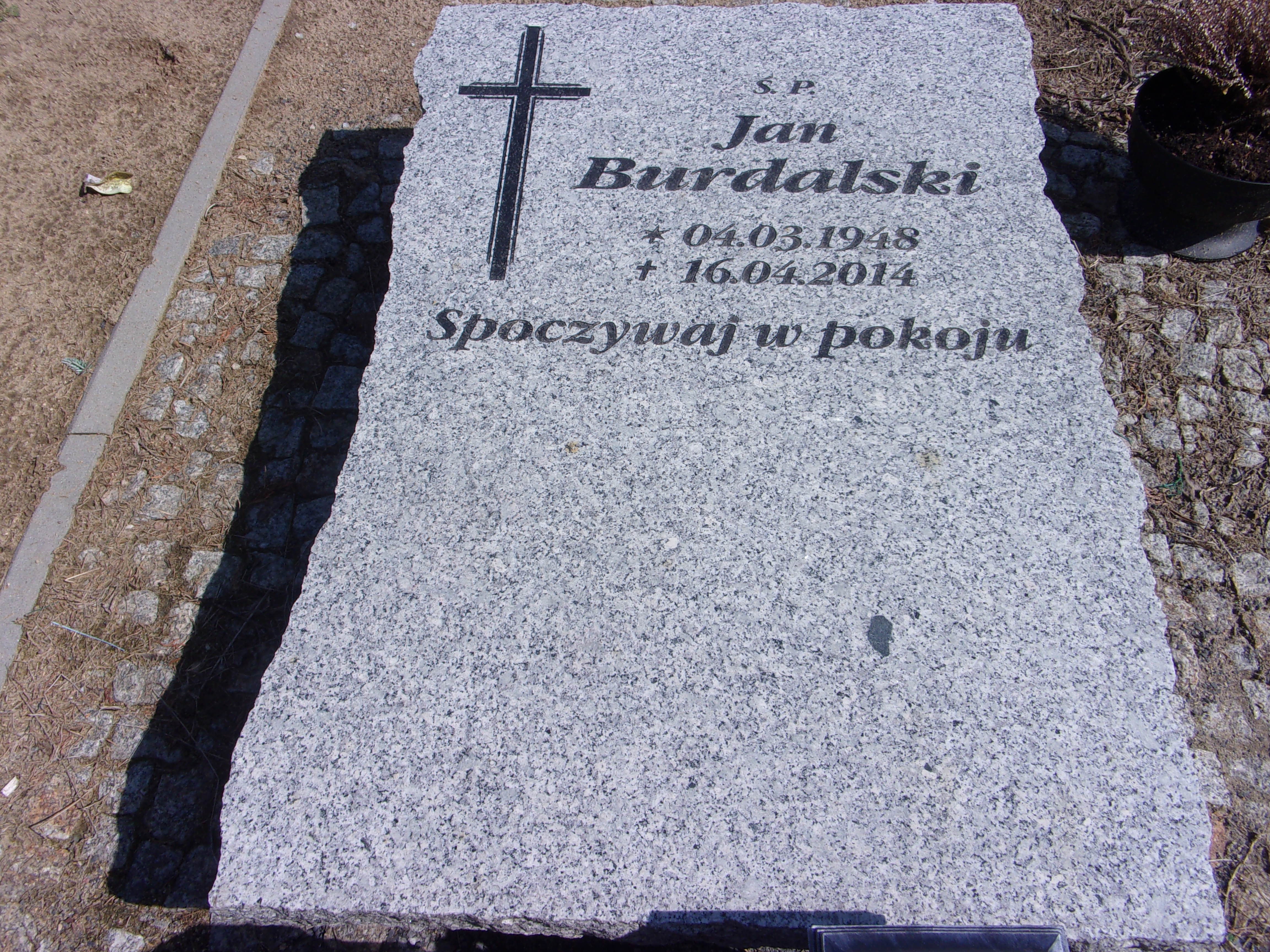 Grób Jan Burdalski