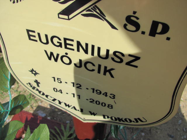 Eugeniusz Wójcik 1943 Lubin - Grobonet - Wyszukiwarka osób pochowanych