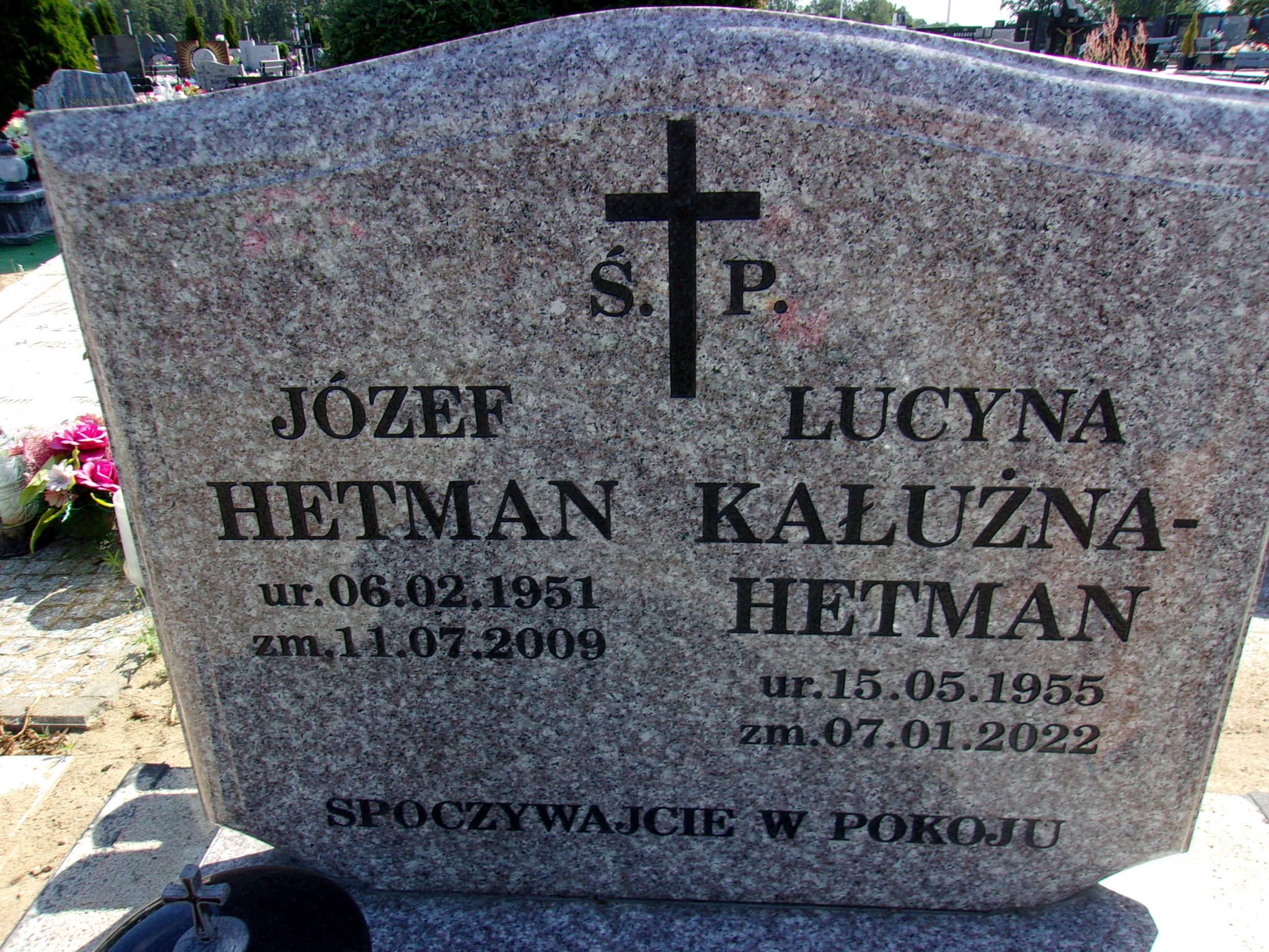 Józef Hetman 1951 Lubin - Grobonet - Wyszukiwarka osób pochowanych
