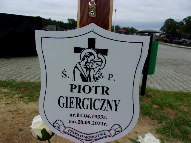 Piotr Giergiczny 1933 Lubin - Grobonet - Wyszukiwarka osób pochowanych