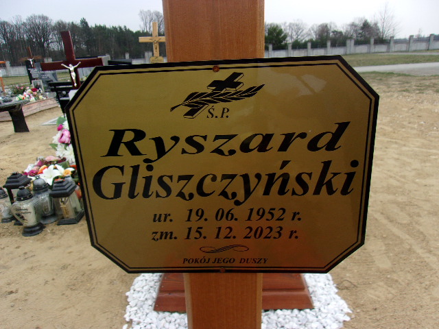 Ryszard Gliszczyński 1952 Lubin - Grobonet - Wyszukiwarka osób pochowanych