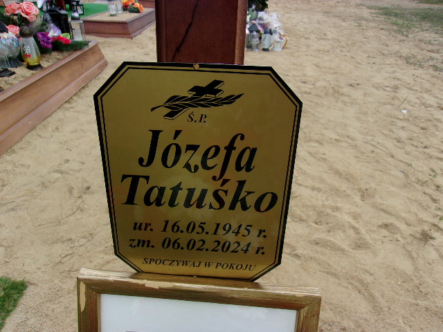 Józefa Tatuśko 1945 Lubin - Grobonet - Wyszukiwarka osób pochowanych