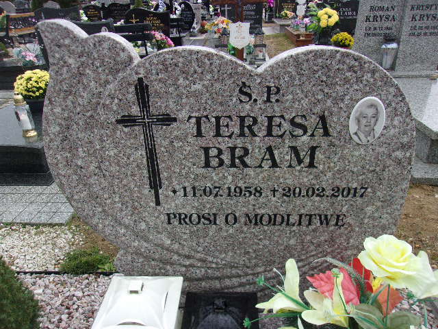 Teresa Bram 1958 Lubin - Grobonet - Wyszukiwarka osób pochowanych